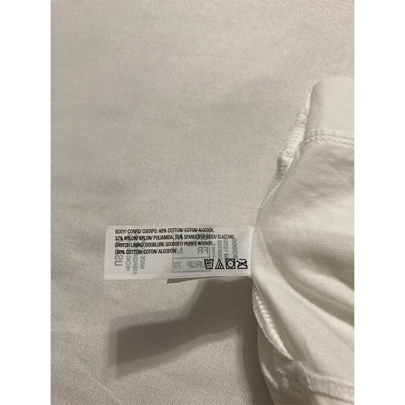 NWD DKNY Classic Cotton Boy Brief Panty White M