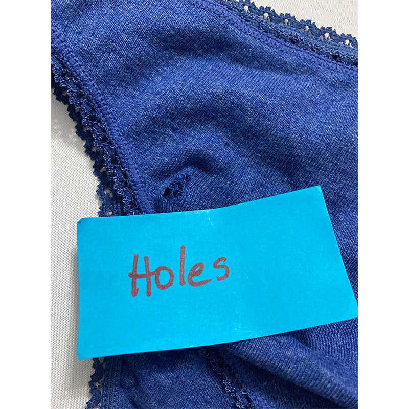NWD Charter Club Everyday Cotton Bikini Blue 2XL