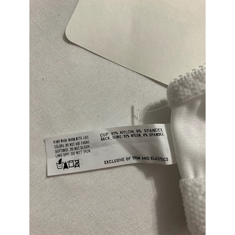 NWD Bali Double Support Wire-Free Bra White 36C