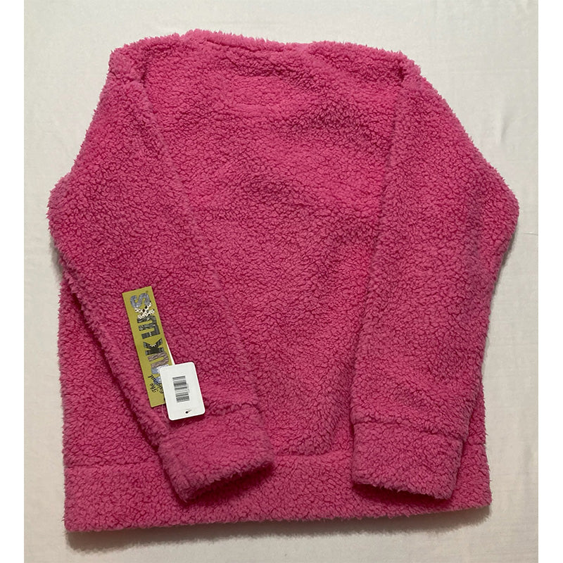 Muk Luks Faux-Fur Only Sleep Top Pink M
