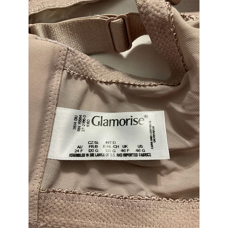 Glamorise Full Figure MagicLift Non-Padded Taupe 46G