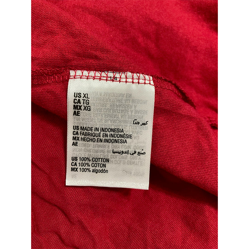 Charter Club Cotton Only Pajama Top Red XL