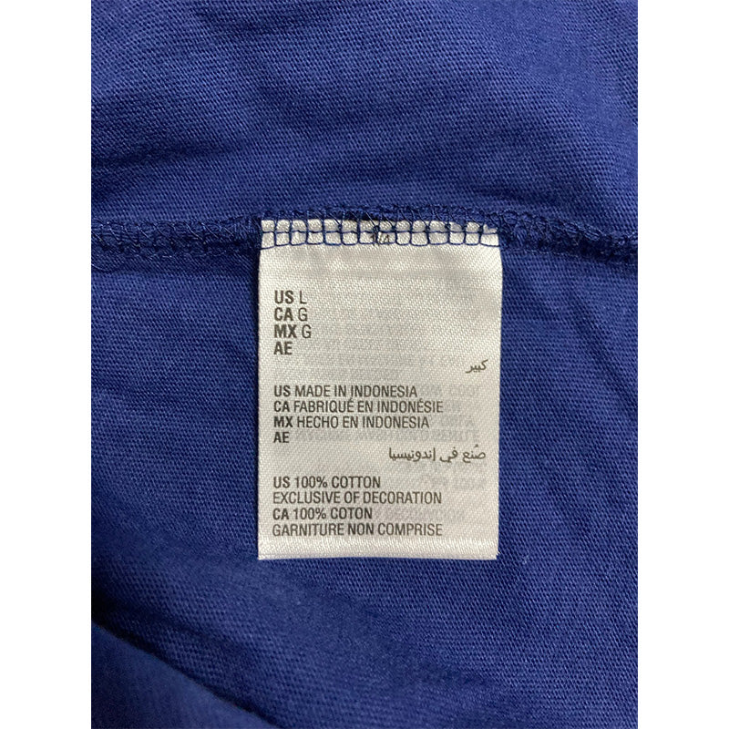 Charter Club Everyday Cotton Only Crochet-Trim Top Navy L