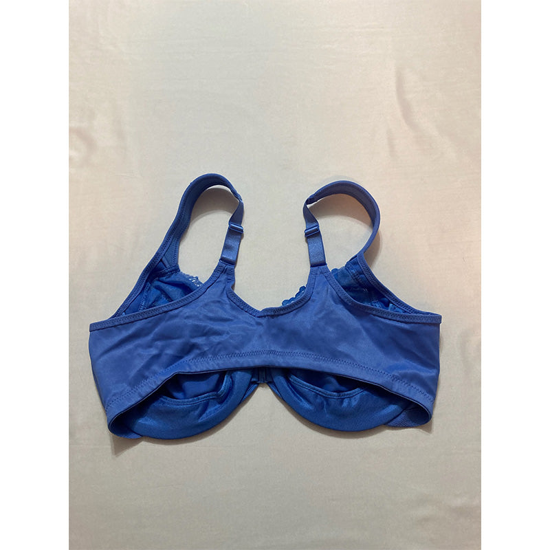 Glamorise Wonderwire Front-Closure Bra Blue 42D