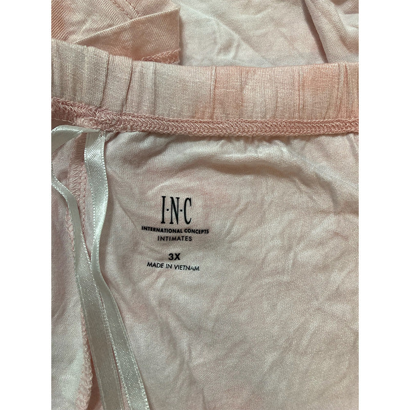 INC Shorts Pajama Rose 3X