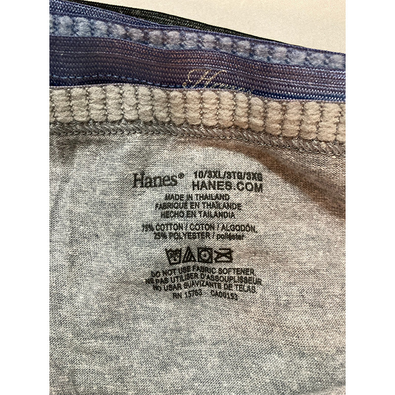 Hanes Cool Comfort Cotton Brief Underwear 5 Pack Multicolor 3XL