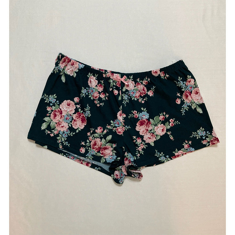Flora Nikrooz Printed Knit Sleep Shorts Multicolor M