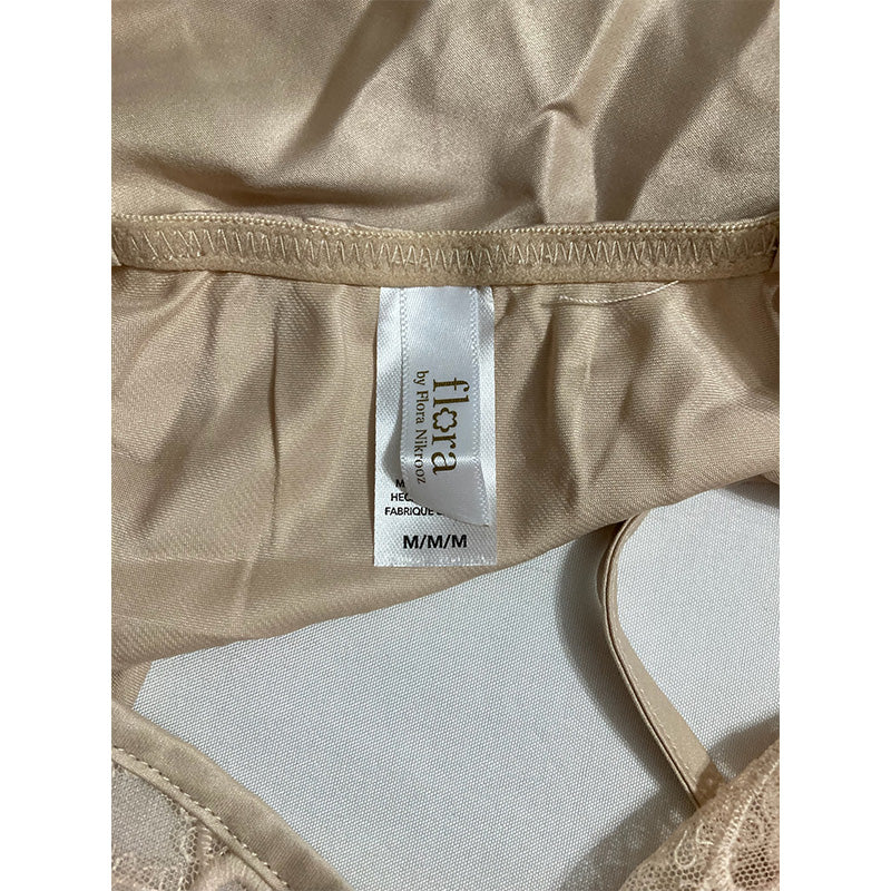 Flora Nikrooz Kit Heart Lace Cami Only Pajama Top Almond M