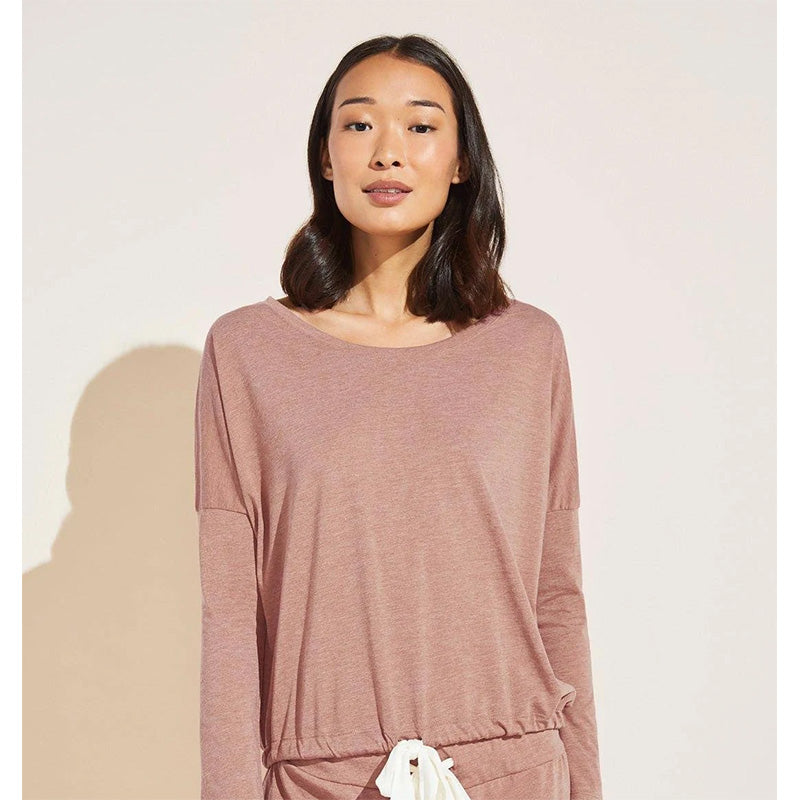 Eberjey Heather Slouchy Only Top Mocca L