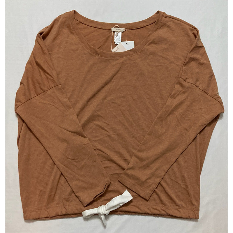 Eberjey Heather Slouchy Only Top Mocca L