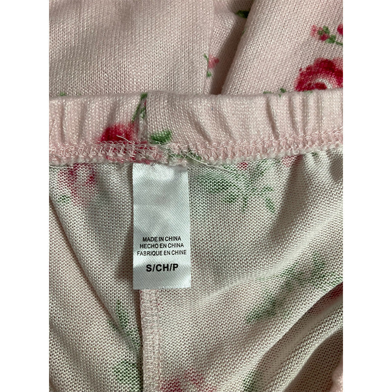 Flora Nikrooz Printed Only Pajama Pants Pink Floral S
