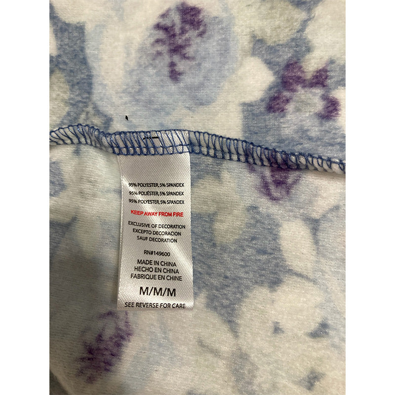 Flora Nikrooz Robe V Neck Blue M