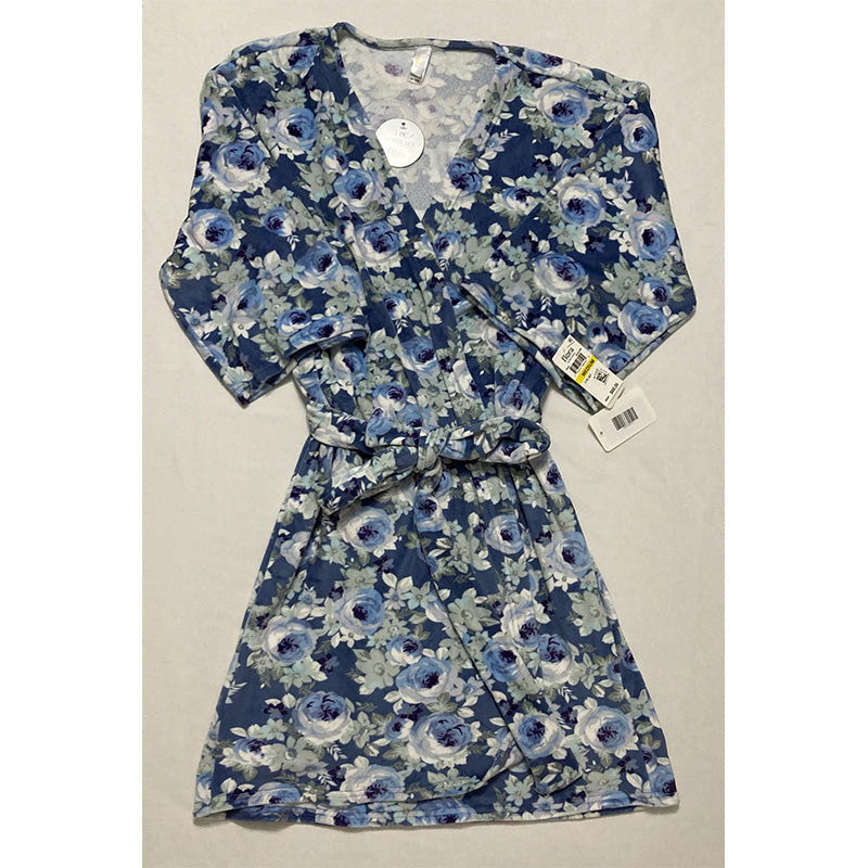 Flora Nikrooz Robe V Neck Blue M