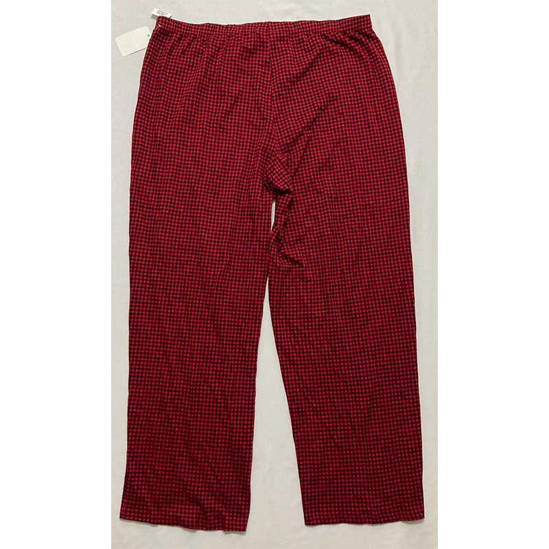 Charter Club Only Pajama Pants Long Sleeve Red XL