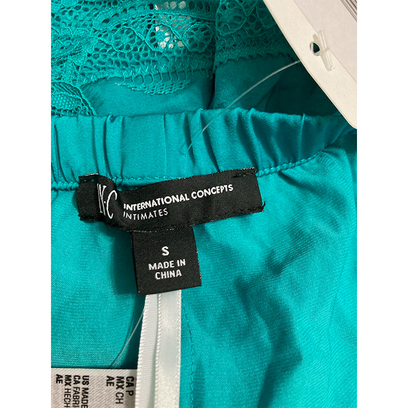 INC Sleep Short With Lace Aqua S