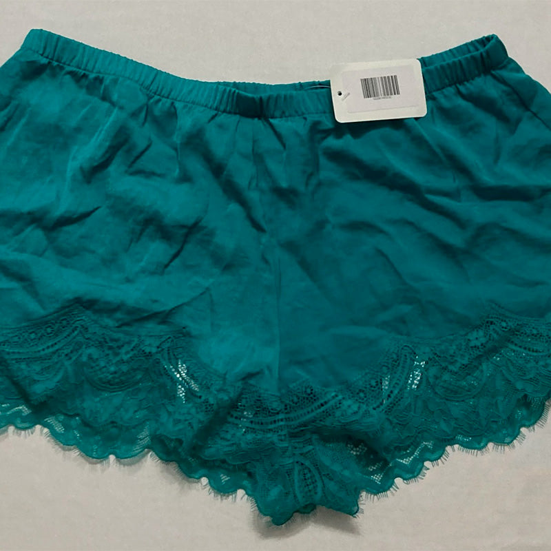 INC Sleep Short With Lace Aqua S