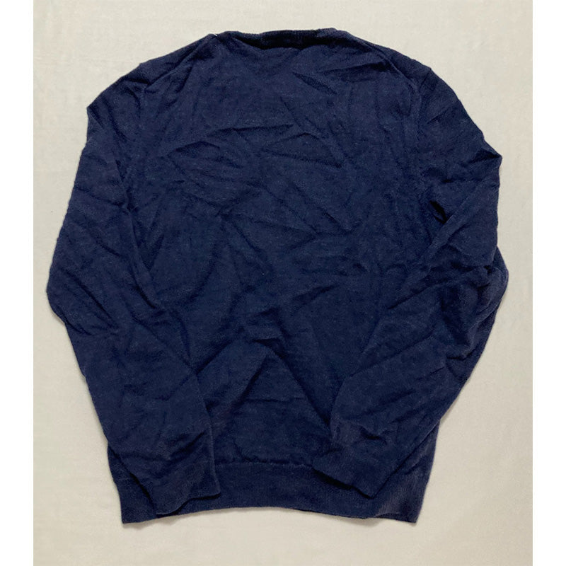 NWD BOSS Men's Regular-Fit Merino Sweater Navy S