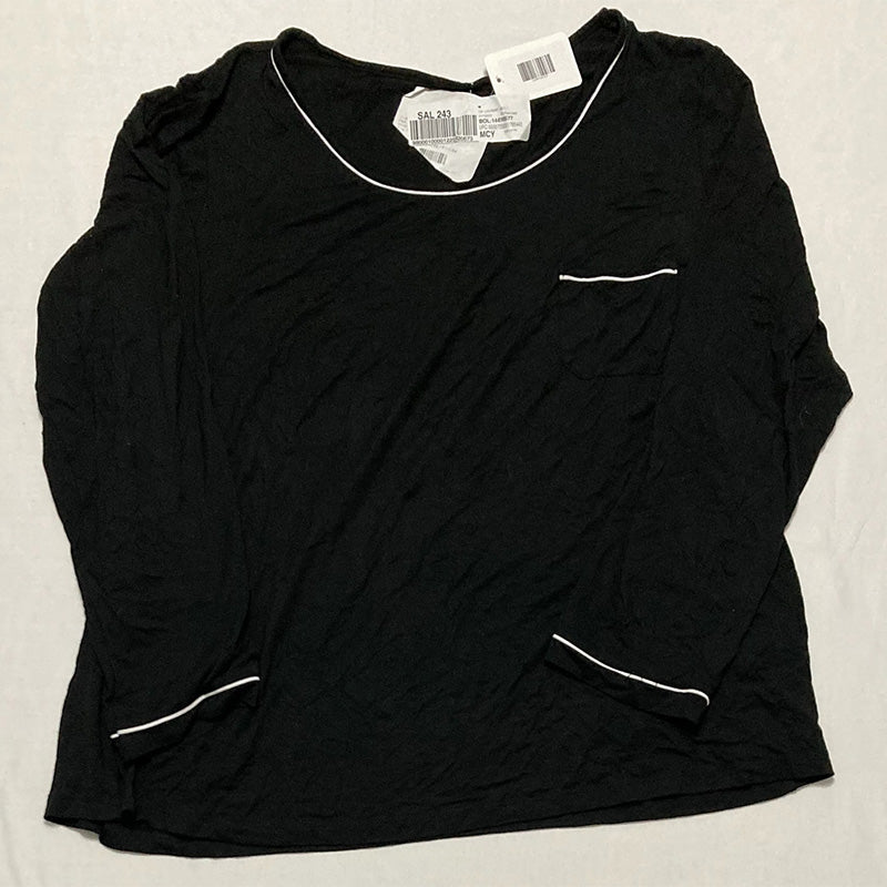 Alfani Knit Pajama Set Black 2XL