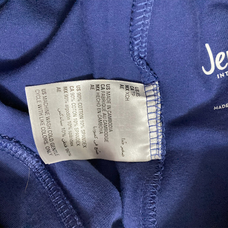 NWD Jenni Cotton Stretch Leggings Navy XS