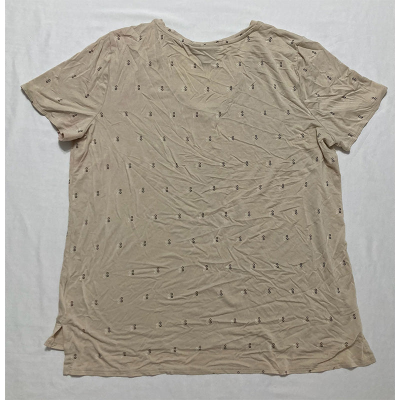 NWD Alfani Short-Sleeve Crewneck T-Shirt Nude M