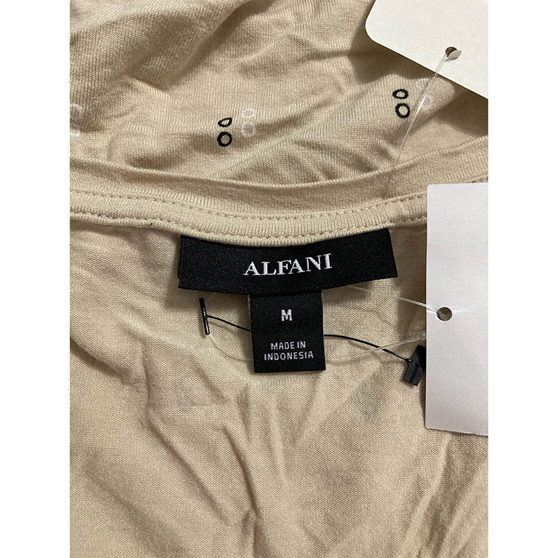 NWD Alfani Short-Sleeve Crewneck T-Shirt Nude M