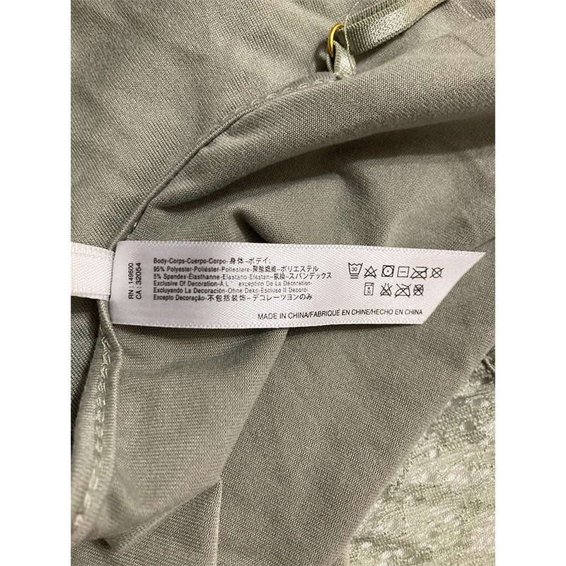 INC Only Pajama Top Straps Adjustable Green S