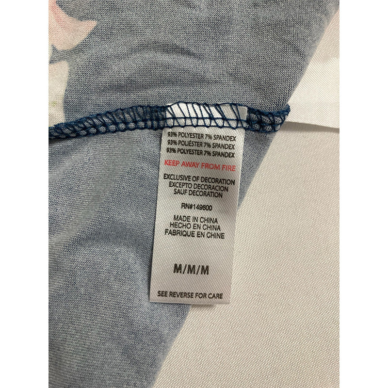 Flora Nikrooz Only Pajama Top Adjustable Straps Blue M