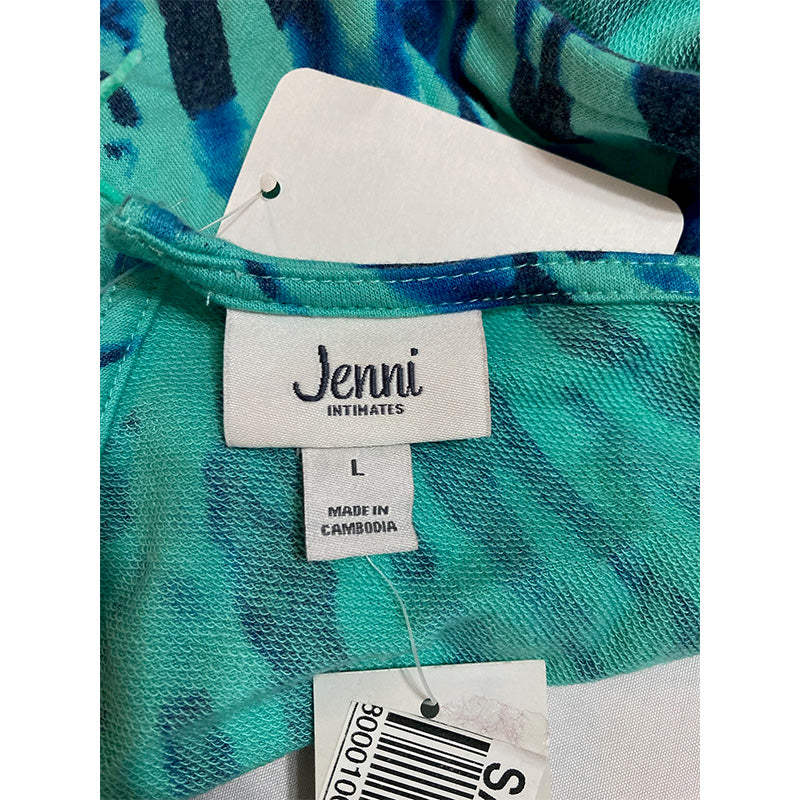 NWD Jenni Womens Sleeveless Lounge Romper Blue L