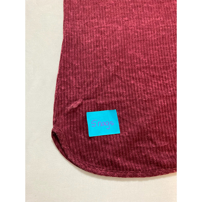 NWD Jockey Luxe Lounge Short Sleeve Sleepwear T-Shirt Red M