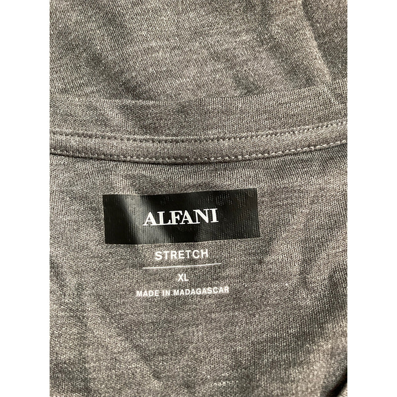 Alfani Pajama Top Stretch Grey XL