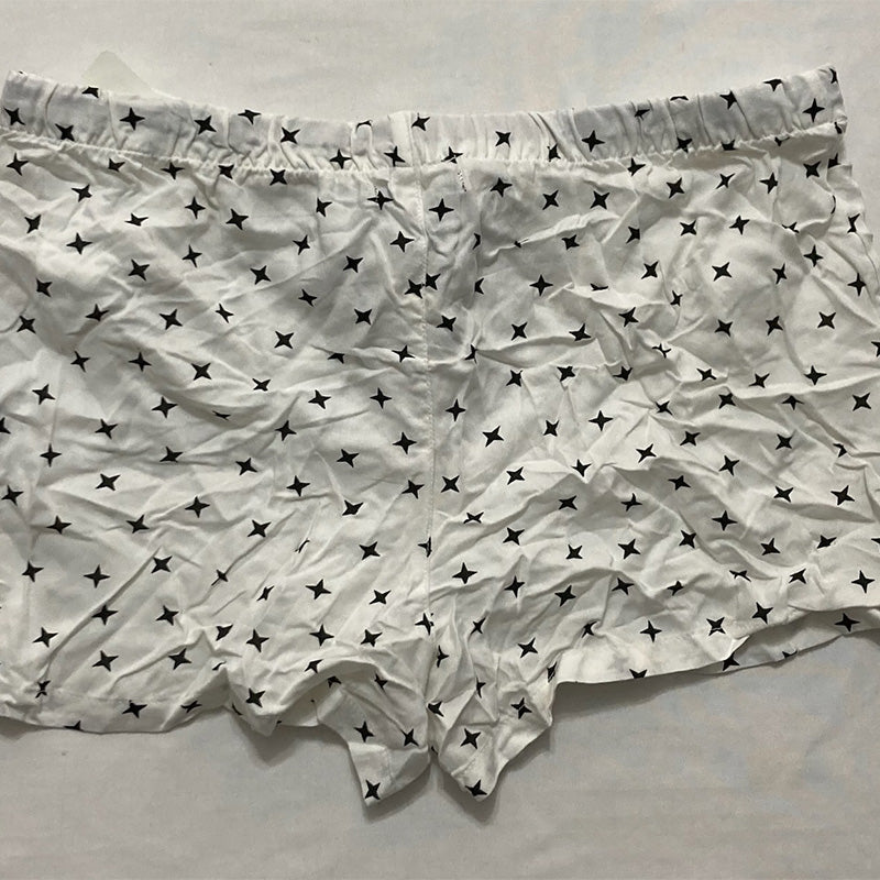 Alfani Notch Collar Sleep Short White S