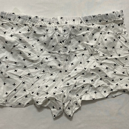Alfani Notch Collar Sleep Short White S