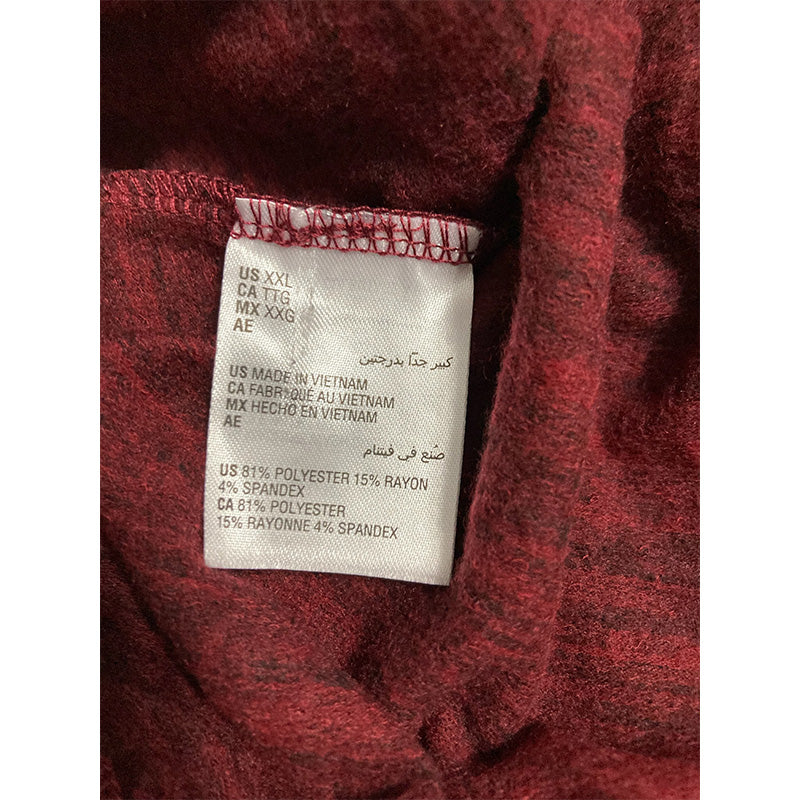 Alfani Only Pajama Pants Jogger Burgundy 2XL