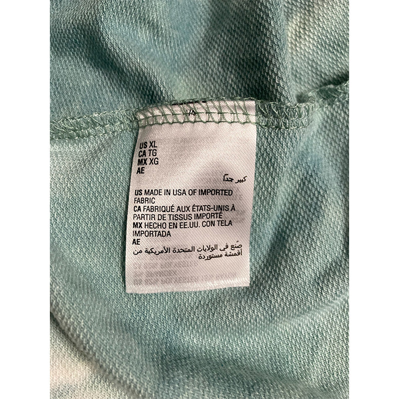 Jenni Tie-Dyed Loungewear Only Pajama Top Seafoam XL