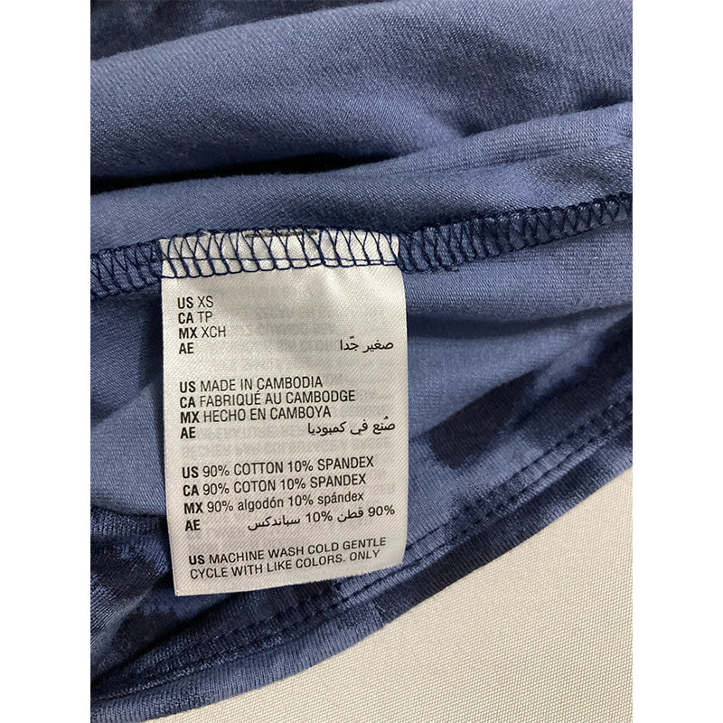 Jenni Solid Printed Bike Shorts Sleep Blue XS