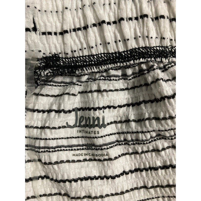 Jenni Pajama Sleep Short White M