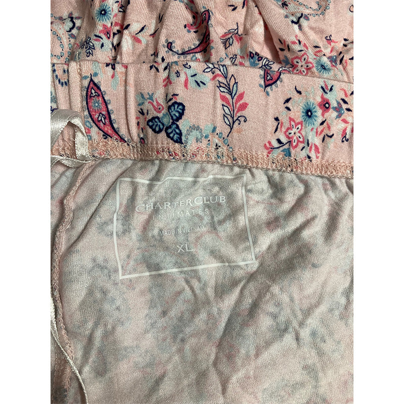 Charter Club Only Pajama Pants Waist Band Pink XL