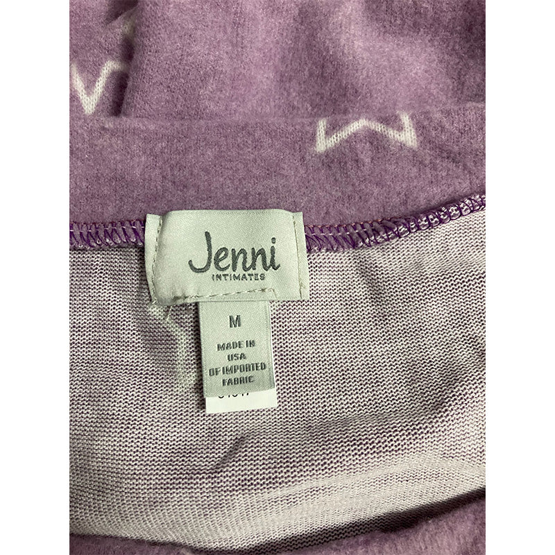 Jenni Knit Long Only Sleeve Top Purple M
