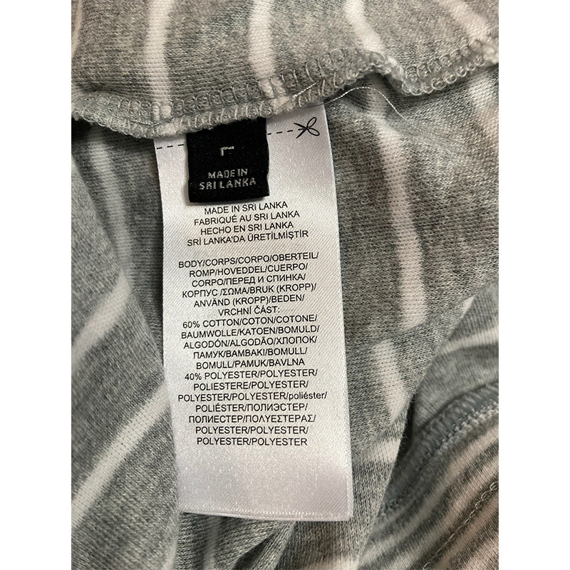 Unbranded Only Pajama Jogger Striped Grey L
