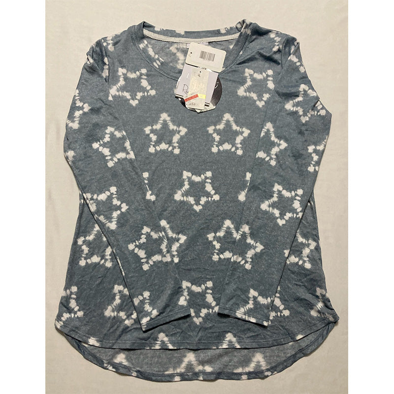 Roudelain Cozy Luxe Printed Only Top Grey M