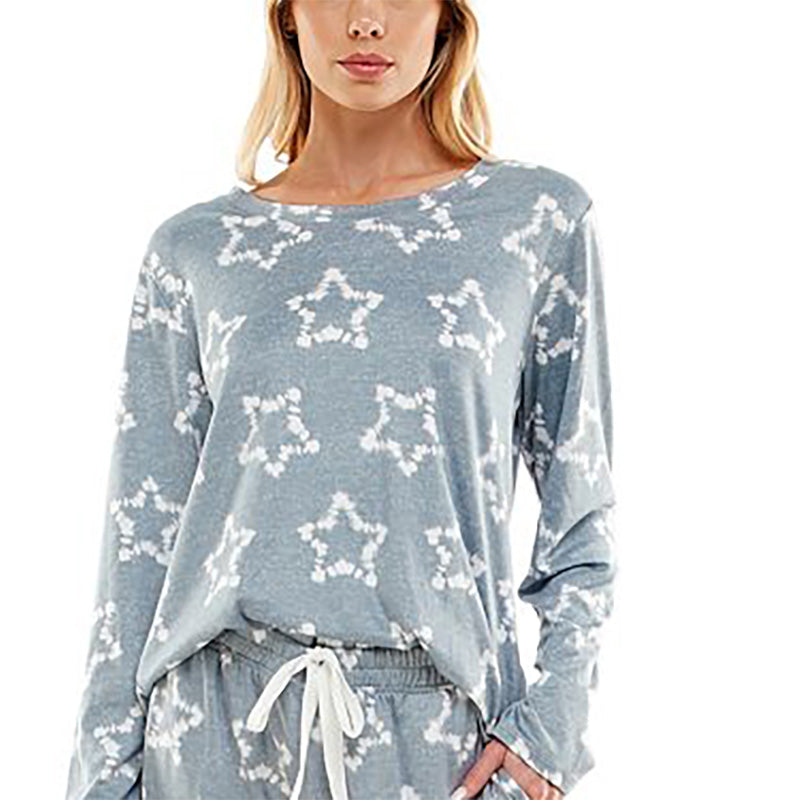 Roudelain Cozy Luxe Printed Only Top Grey M