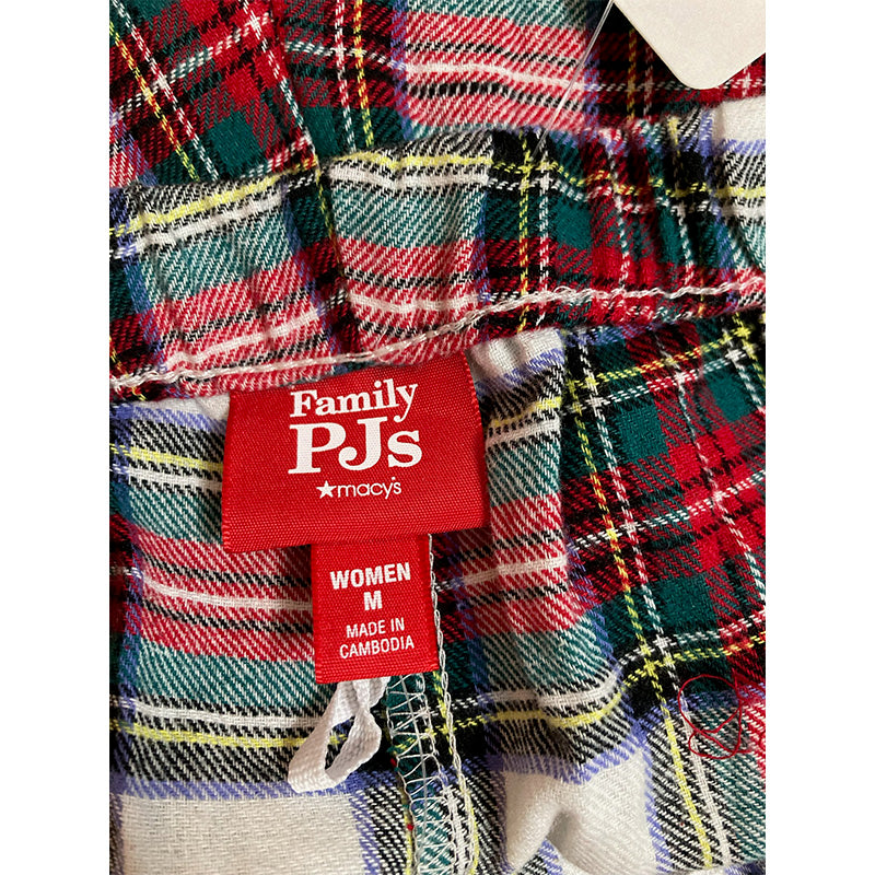 Family PJs Women's Christmas Holiday Only Pajama Pants Multicolor M