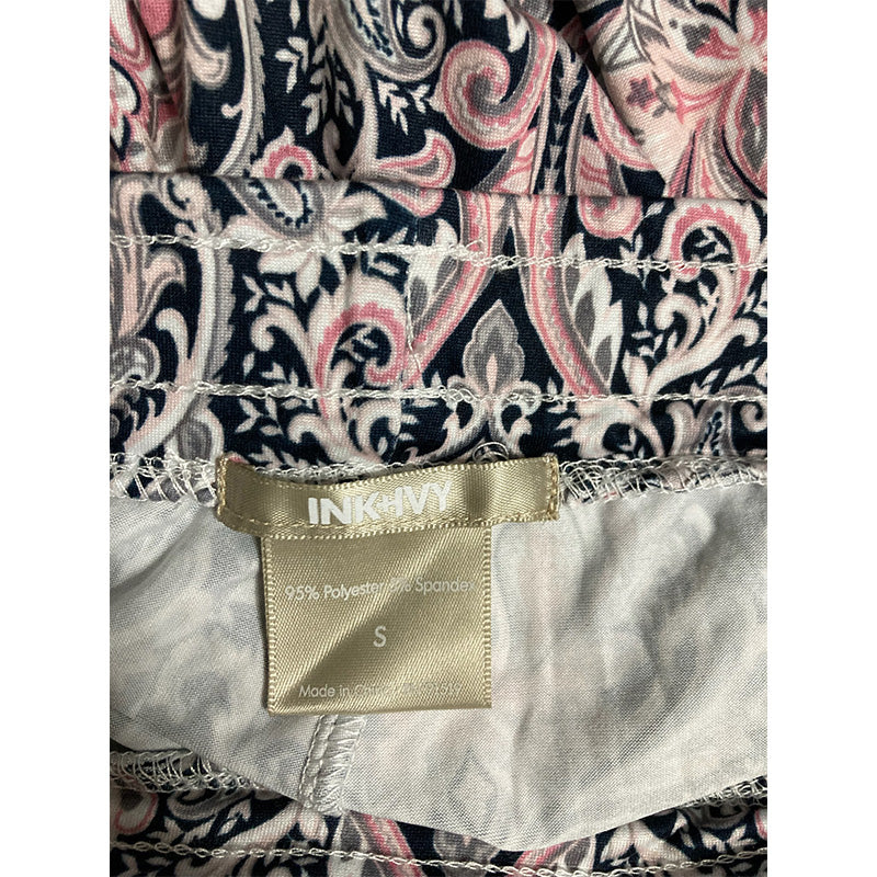 INK + IVY Only Pajama Pants Long Sleeve Multicolor S