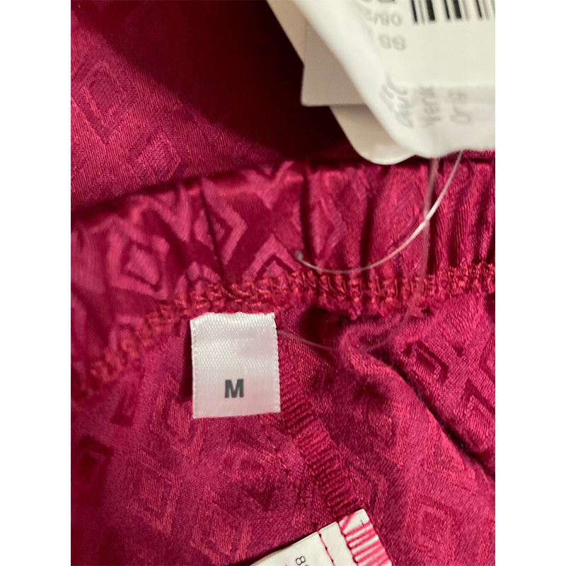 Miss Elaine Only Pajama Pants Long Sleeve Burgundy M