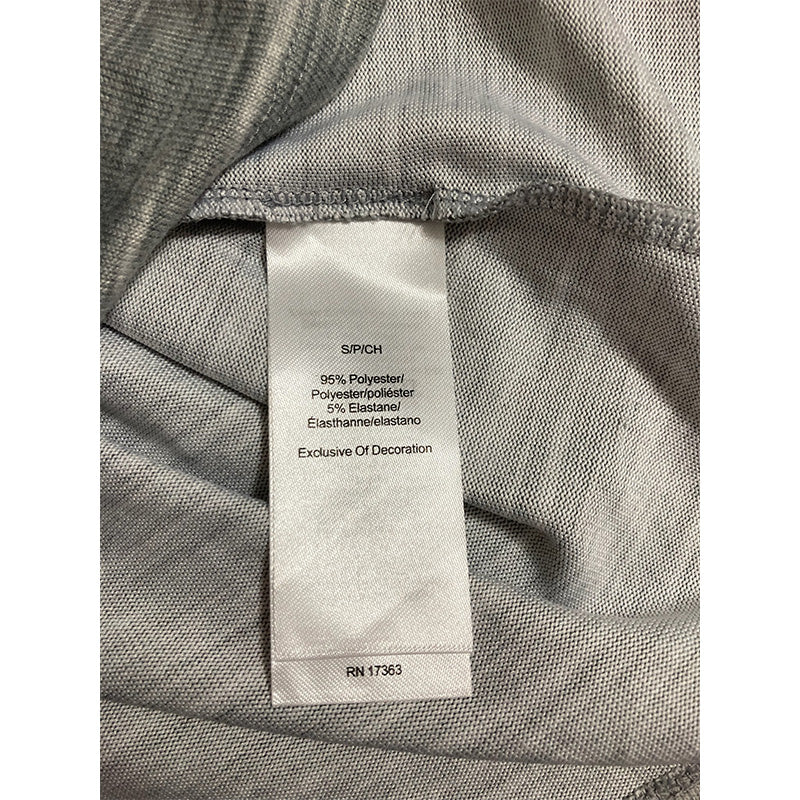 DKNY Pajama Top Only Short Sleeve Grey S