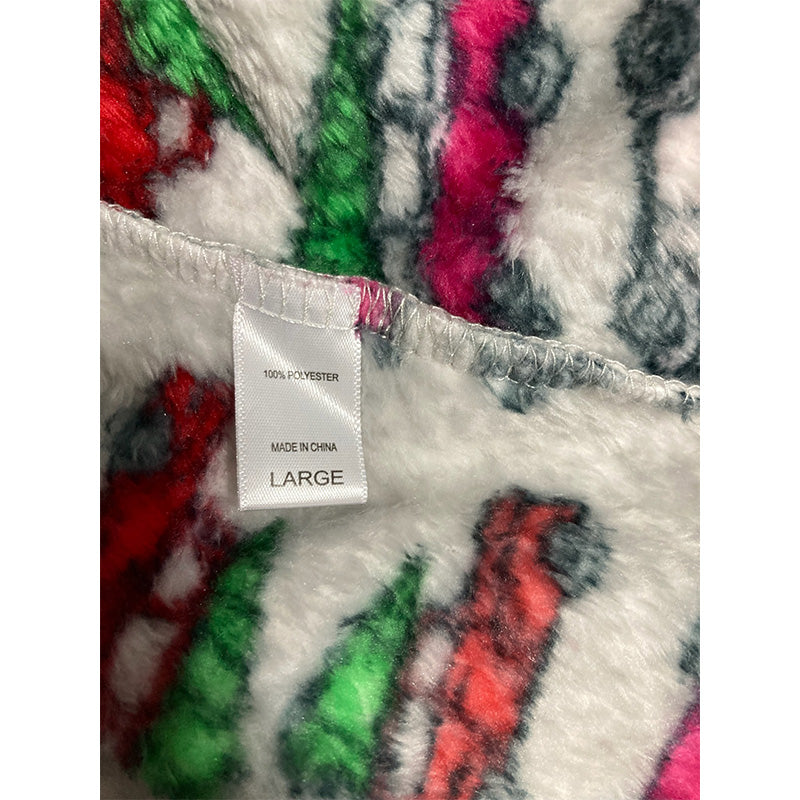 Muk Luks Only Pajama Top Round Neck Muticolor L