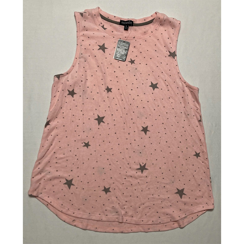 Insomniax Pajama Set Pink Polka Dot L