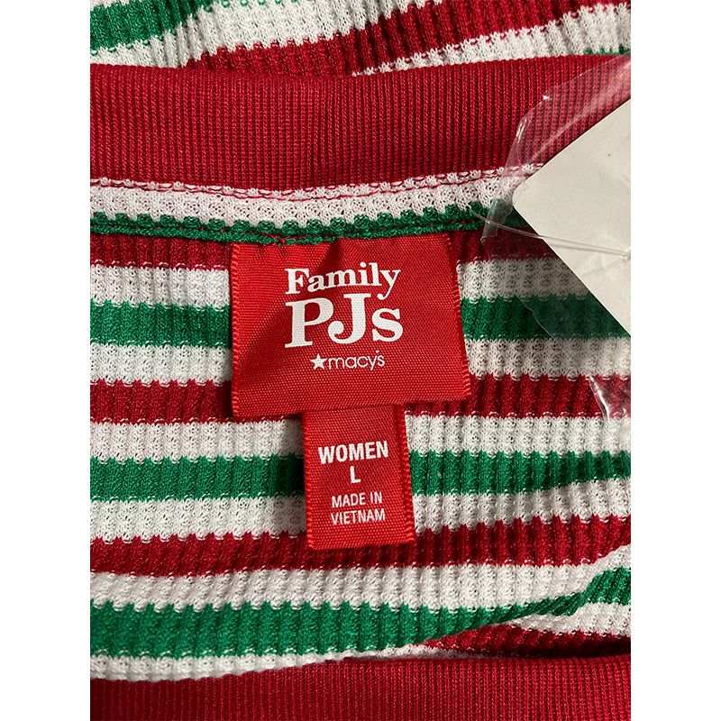 Family Pj Set Top and Pants Multicolor L
