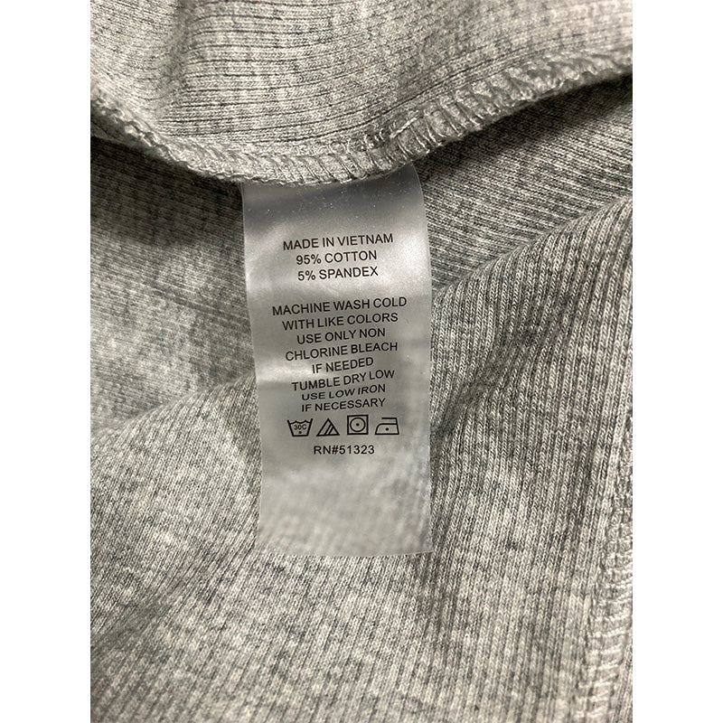 Riley & Rae Melody Ribbed Flare Only Pants Gray M