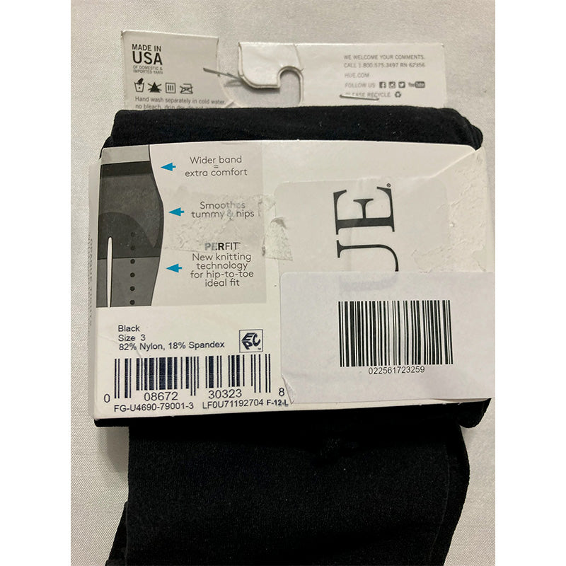 Hue Women's Opaque Control Top Tights Black 3